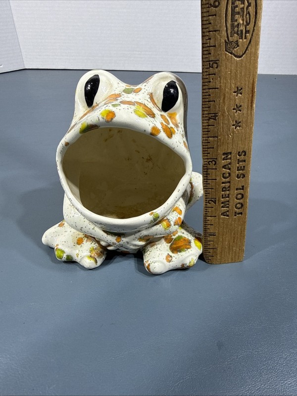 Ceramic Frog Sponge Holder Fall Colors Theme Decorative gallery
