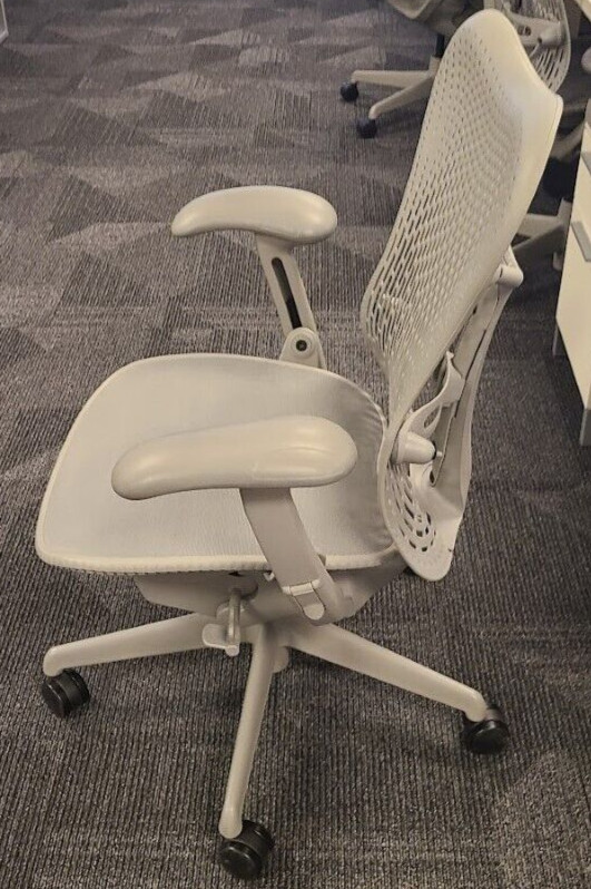 Loaded Herman Miller Mirra® 1 Task Chair Smoke mesh desk chair office Mirra gallery