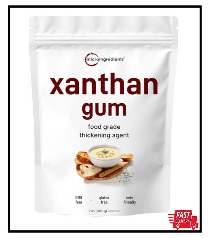 Xanthan Gum Powder, 2lb (32oz) | Premium Quality for Keto-Baking & Diet | Unf... gallery