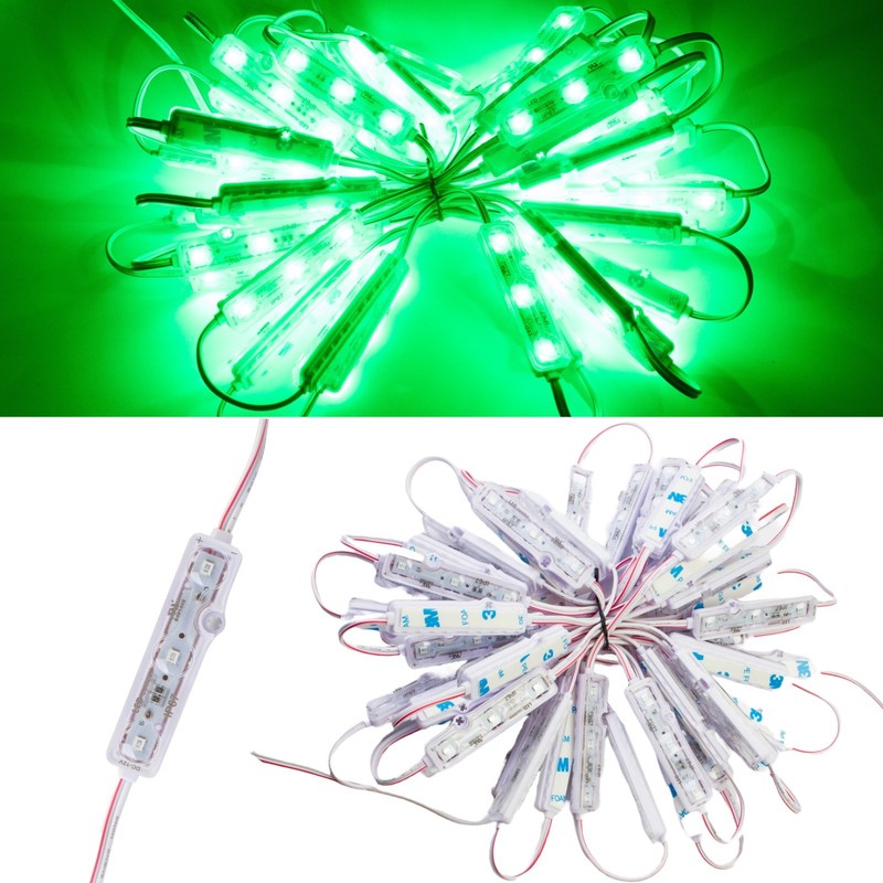 23ft Green Brightest Storefront window LED light Z2835 + UL LED driver power gallery