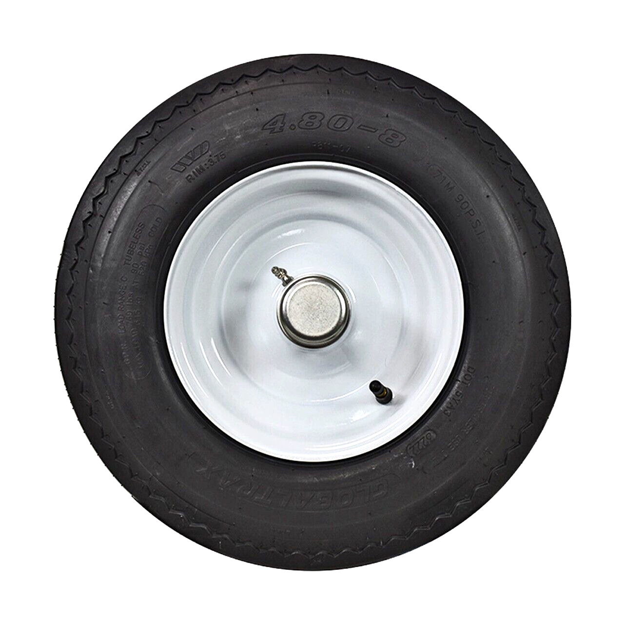 Log Splitter Wheel on 4.80 – 8 Load Range C Tire - 1" Center Bearing gallery