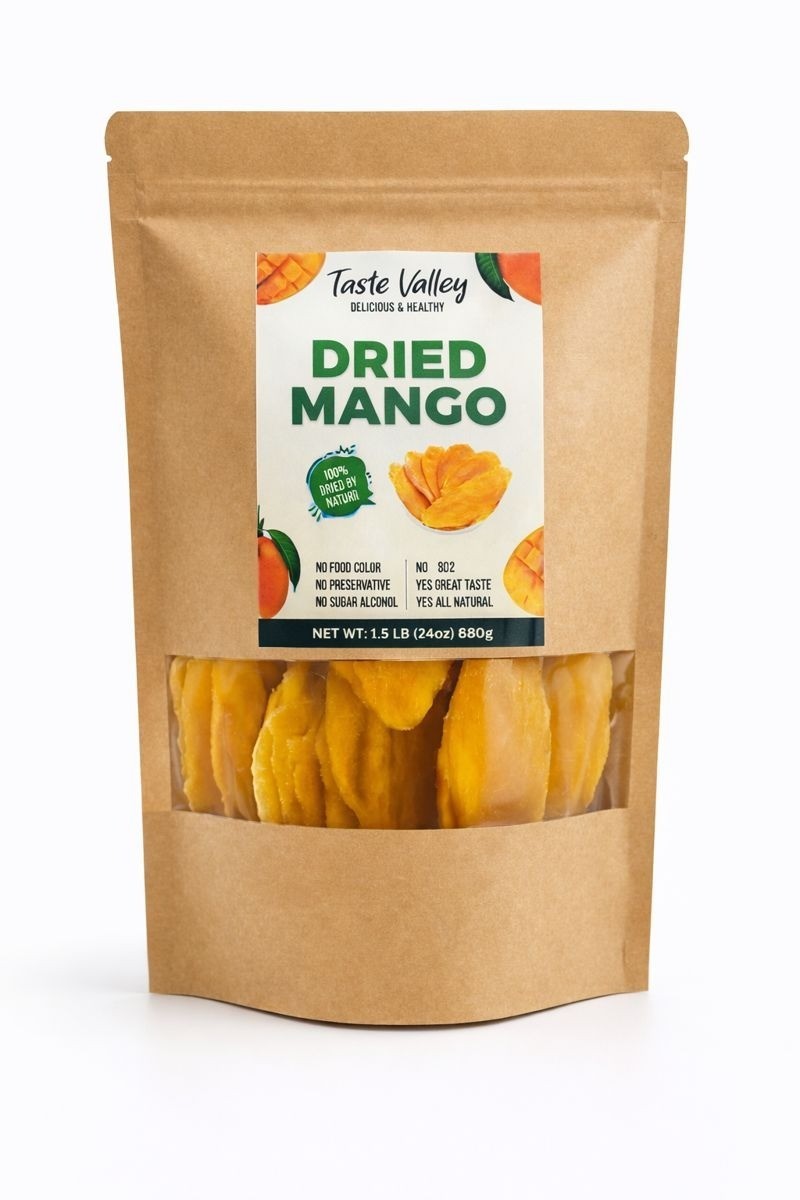 Dried Mango Slices No Added Sugar Unsweetened Fruit Snack Vegan Bulk 1.5 lb 24oz gallery