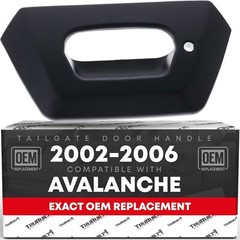 Tailgate Handle Bezel for Chevrolet Avalanche 1500, 2500 – Black Bezel