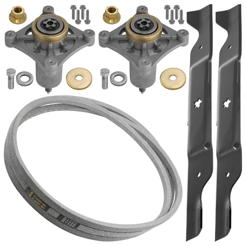 46" Deck Spindle Blade Belt Kit for Husqvarna 405380 405143 187292 192870 46" gallery