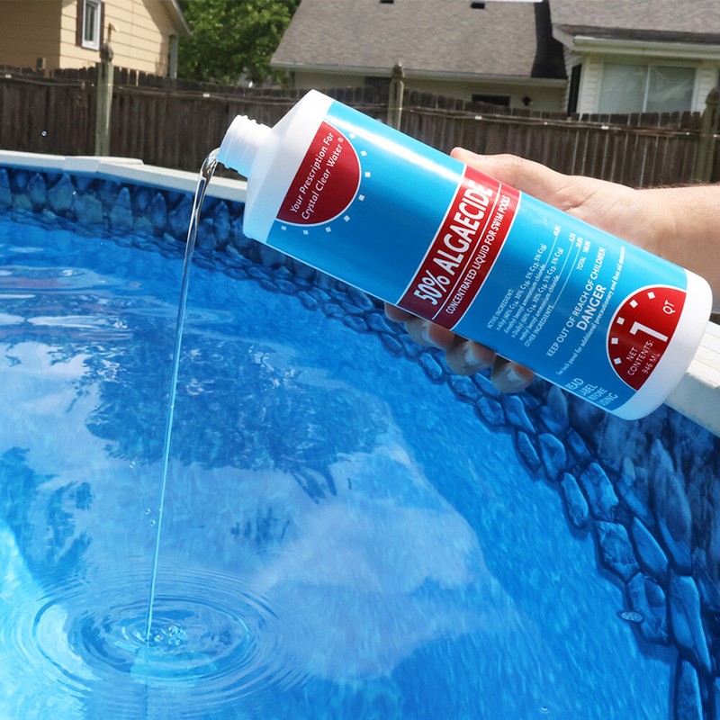 Algaecide 50 Plus Prevent Algae Swimming Pool Chemical - 32 oz (Choose Quantity) gallery