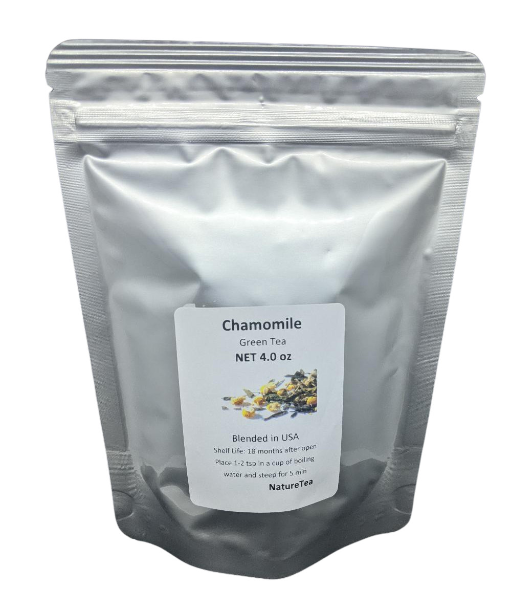 Chamomile Green Tea - 1 oz (28g) Loose Leaf Blends, , SHIP from USA gallery