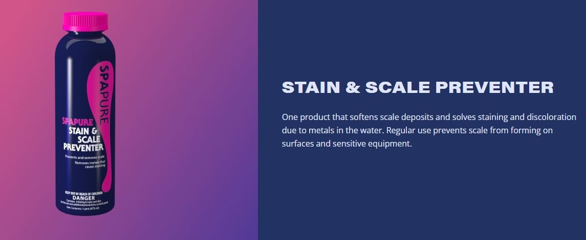 SpaPure Stain & Scale Preventer Remover Liquid Bottle 1 Pint C003249-CS40P gallery