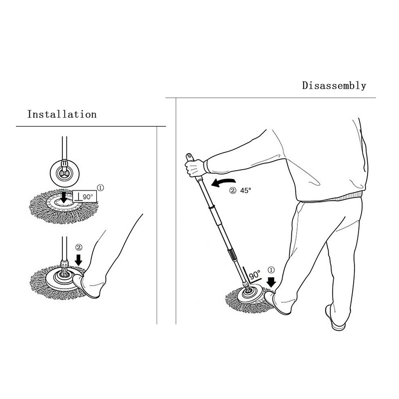 3 Pack Spin Mop Replacement Head For Hurrica Mopnad Cassabel And Other 360 Spin gallery