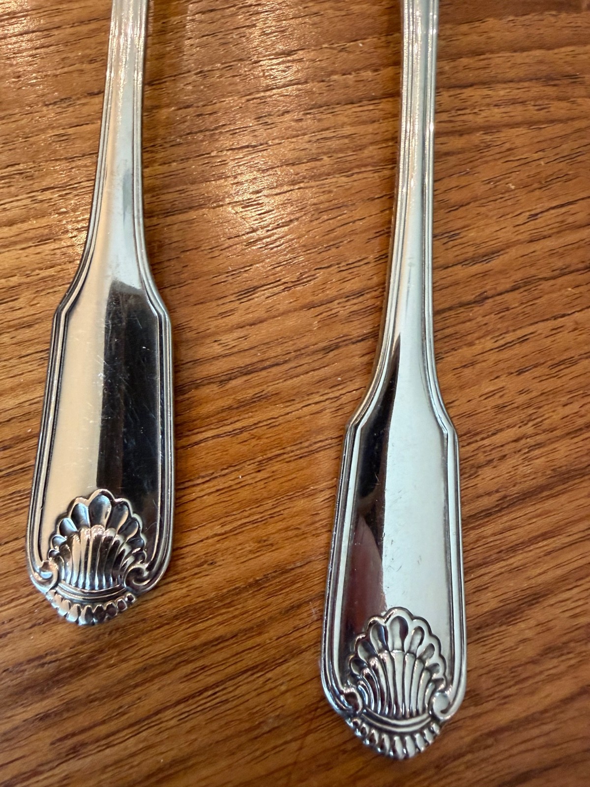 Oneida Classic Shell Stainless Set 3 Casserole Serve Spoon1 &Slotted spoons 2 gallery