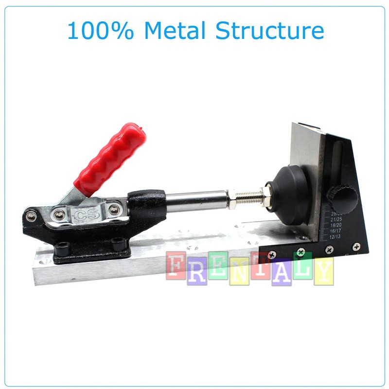 Pocket Hole Jig Drill Guide Master Kit Carpenter Joinery System Woodworking New gallery