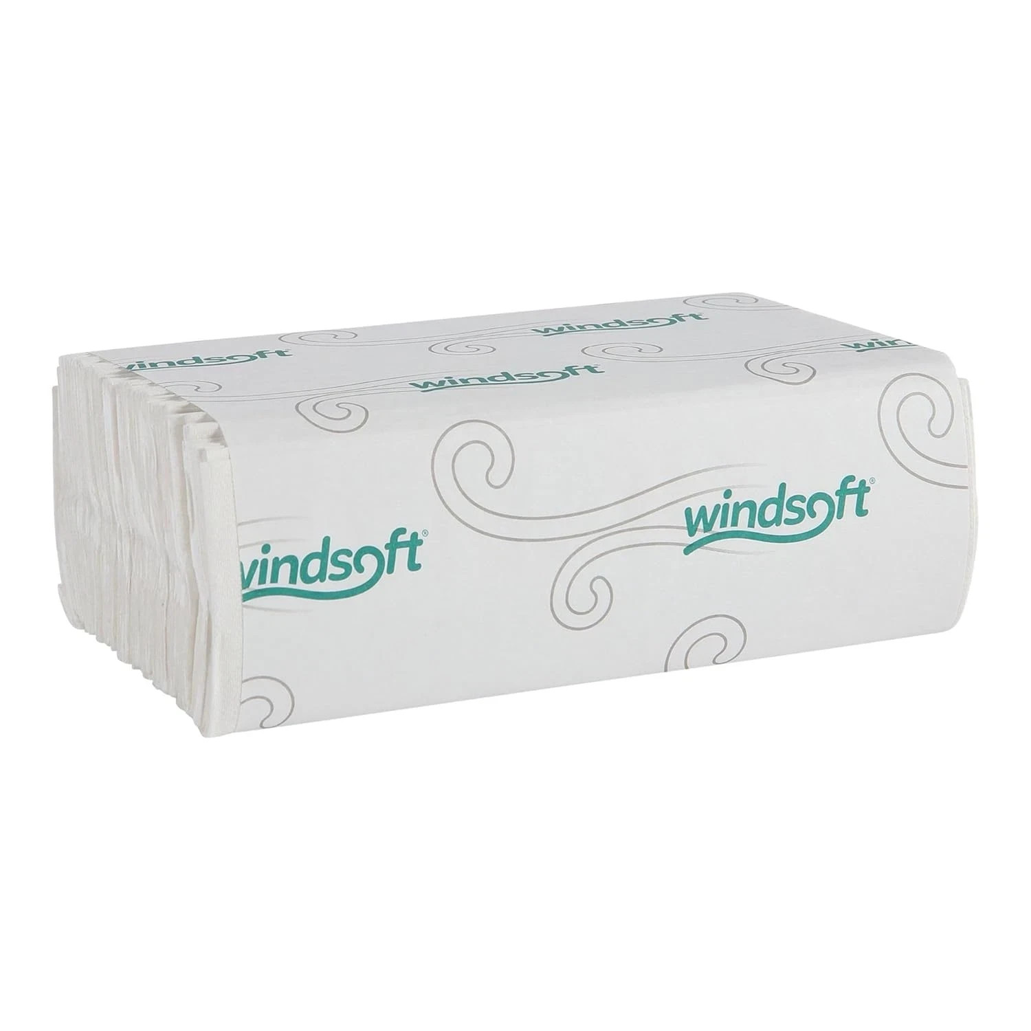 Windsoft 101 C-fold Paper Towels, 1 Ply, 13.15 X 10.1, White, 200/pack, 12 Packs gallery