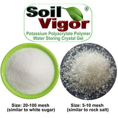 Soil Vigor Potassium Super Absorbent Polymer, Enhances Plant Care 2 Pounds