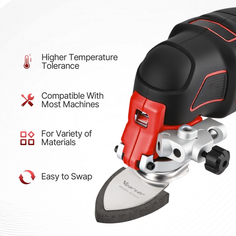 30PCS 40mm Triangular Finger Oscillating Multi Tool With 1 X Sanding Pads Set gallery