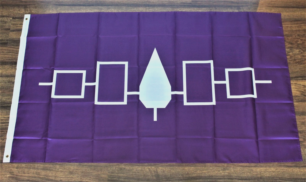 Iroquois Nation Banner Flag Native American Indian United Tribe Tribal