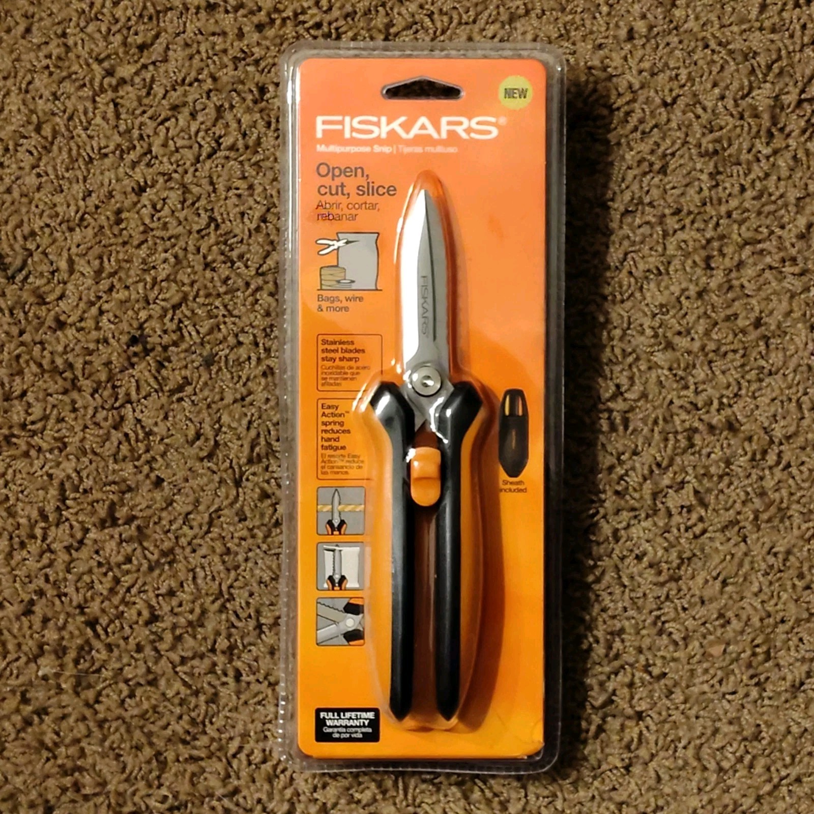 Fiskars Multi Use 8" Ergonomic Garden Shears / Micro Tech In Sheath gallery