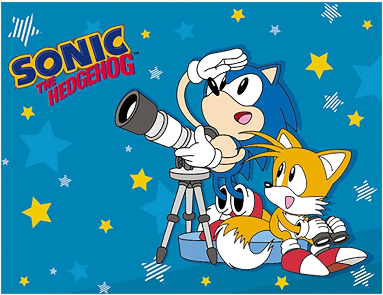 GE Animation Sonic & Tails Telescope Throw Blanket 46 x 60" gallery