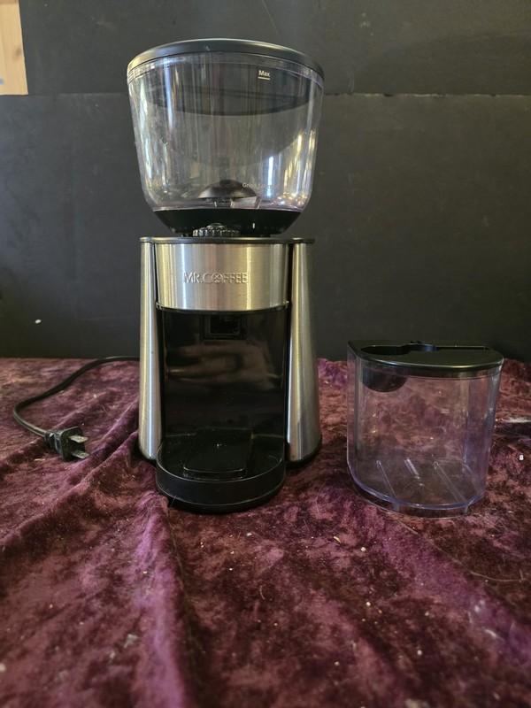 Mr. Coffee Grinder Automatic Burr Mill Stainless Steel BVMC-BMH23 Works Well gallery