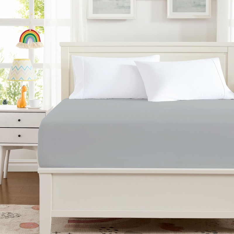 100% Microfiber Twin Size Fitted Sheet Only, Ultra Soft Hotel Quality 14" Dee... gallery
