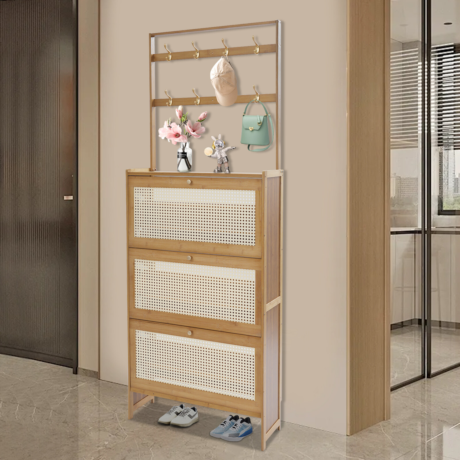 Shoe Storage Cabinet, Flip Door Shoe Cabinet, Shoes Organizer gallery