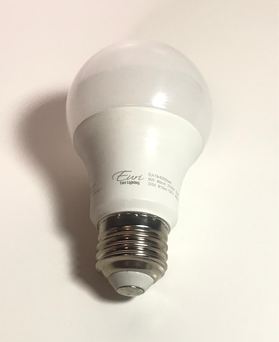 Euri EA19-5020cec Dimmable LED Light Bulb Soft White 2700K 810Lm 9W gallery