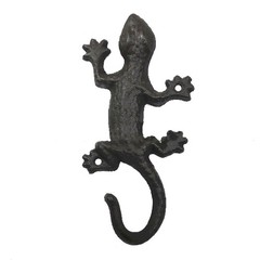 6.69In Coat Hook Lizard with Design Metal Wall Mount Hook for Hanging Coats Hat