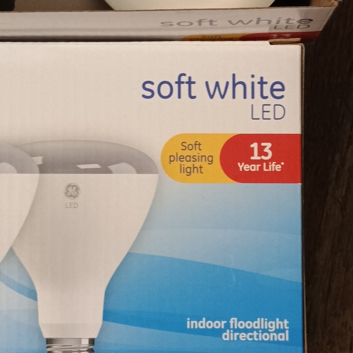 GE Soft White Dimmable 65 Watt Replacement LED Light Bulbs BR30 (4 Bulbs) 2boxes gallery