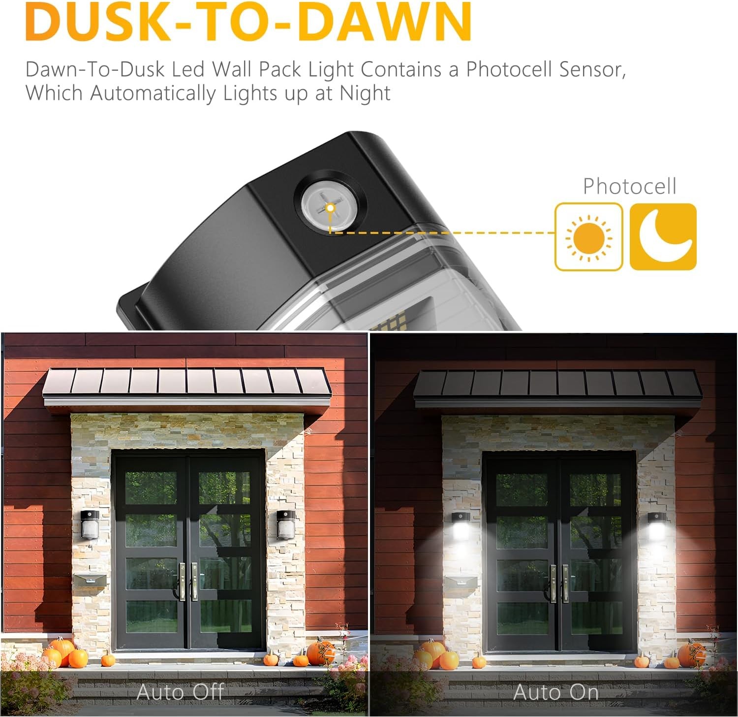 6 Pack 30W LED Wall Pack Light 5000K ETL gallery