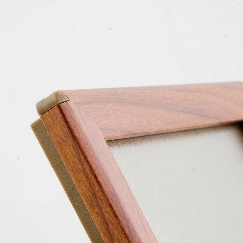 Snap 8x10 Frame, 0.55" Wood Effect, Mitered Corner, Back Support, Front Loading gallery