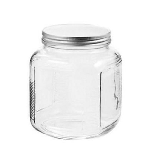 1 GALLON ANCHOR HOCKING PLASTIC REPLACEMENT LID W / POLY LINER gallery