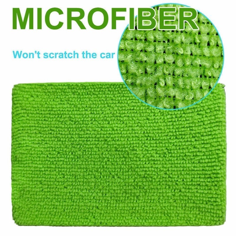 3 Pack Window Windshield Cleaning Tool Microfiber Car Wiper Cleaner Glass Brush gallery