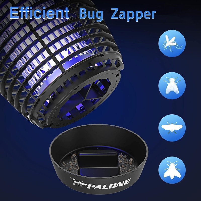 Electric Bug Zapper Sturdy Hook – 20W 4500V Waterproof Mosquito Killer for Patio gallery