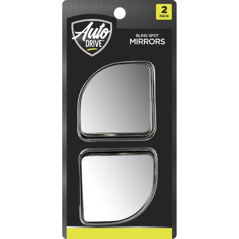 Auto Drive Quarter-Round Adjustable Blind Spot Mirror, 2-Pack – 0.11 lbs. gallery
