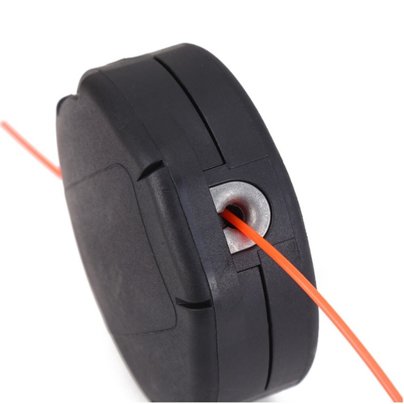 2 x Trimmer Head Black Accessory Universal Easy Installation Weeds Eater Head gallery