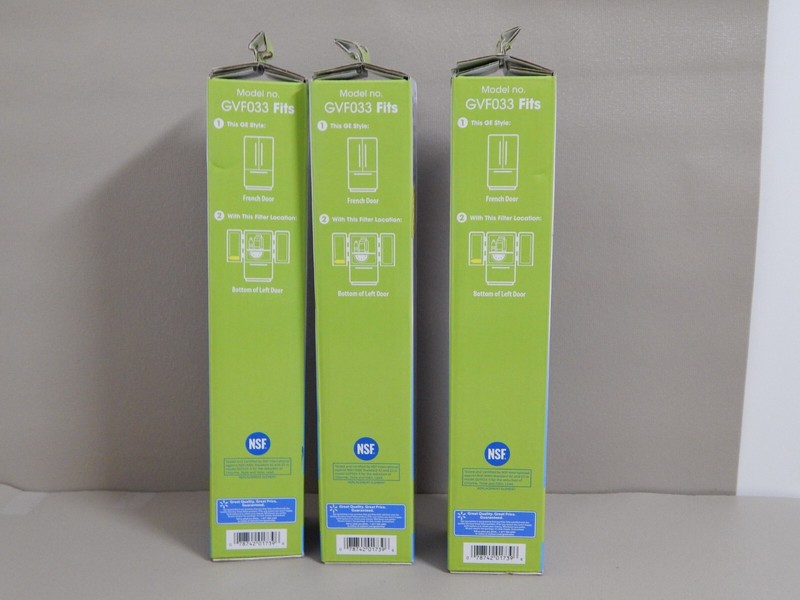 Great Value Refrigerator Filter GVF033 - Fits GE RPWF - Lot Of 3 New NIB gallery