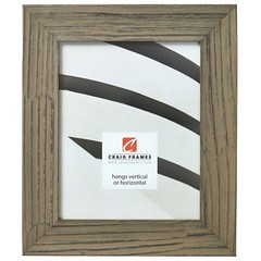 Craig Frames Hausbarn XL, 2.0 Inch Wide Wolf Gray Barnwood Rustic Picture Frame