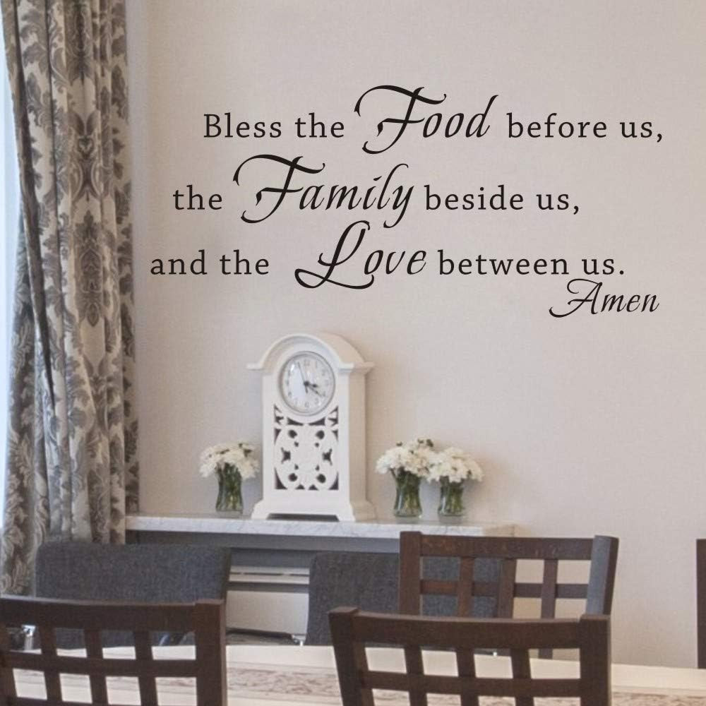 Kitchen Wall Decals Family Wall Decor Kitchen Stickers Prayer Quotes Dining Room gallery