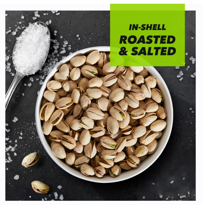 Wonderful Pistachios, In-Shell Roasted & Salted Nuts, 8 Ounce Resealable Bag gallery