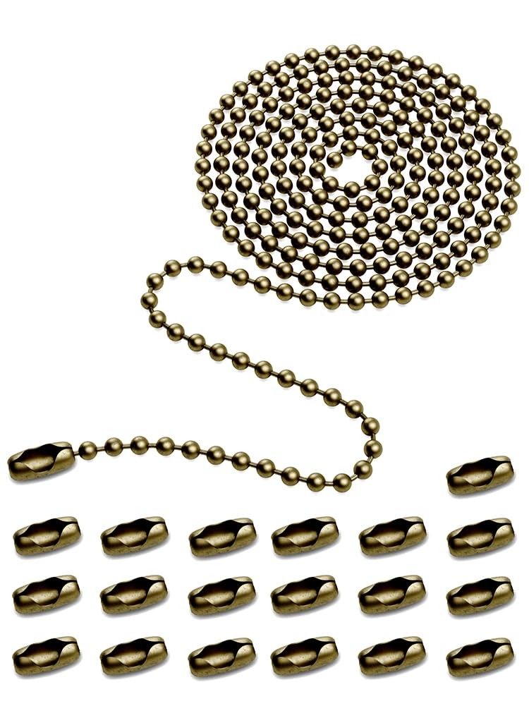 160-inch Ceiling Fan Pull Chain, Rustproof 3mm Chain Extension Bronze gallery