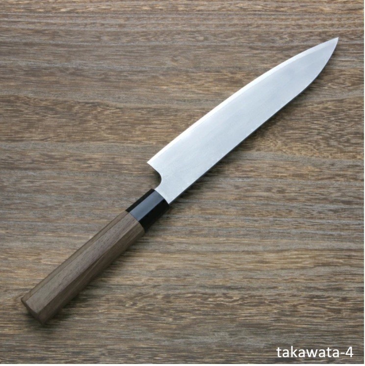 Japanese HAP40 Gyuto Knife 210mm Walnut Handle HRC65 Made in Japan 4573200714856 gallery