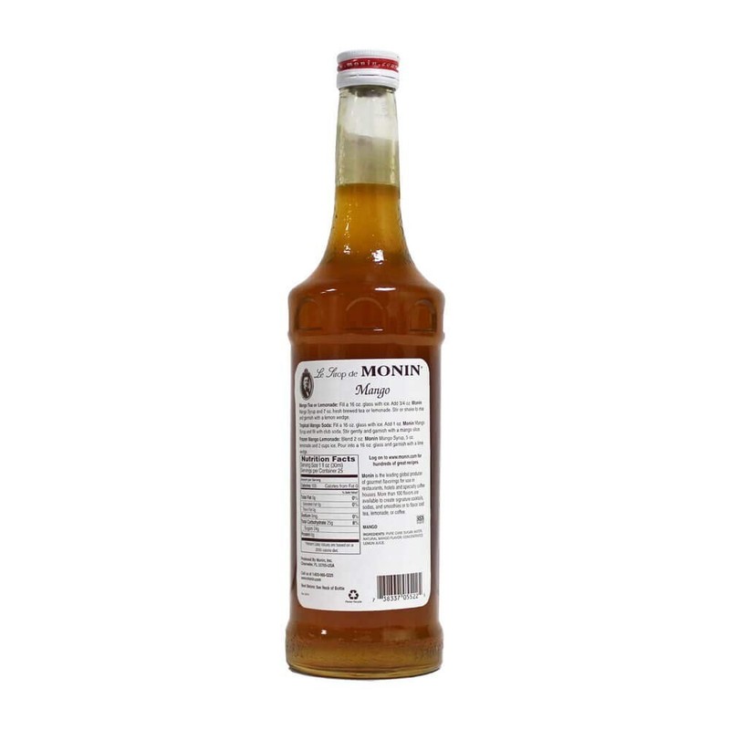 Monin Mango Syrup (750mL), H-Mango gallery