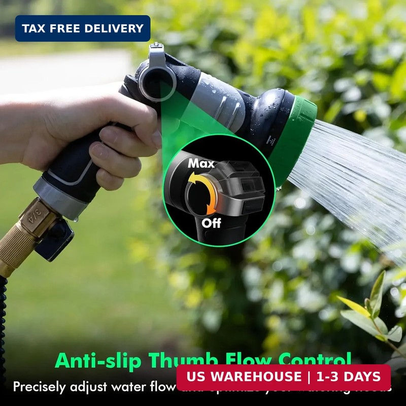 RESTMO Multi-Angle Garden Hose Nozzle with Sprinkler Function, Heavy Duty Water gallery