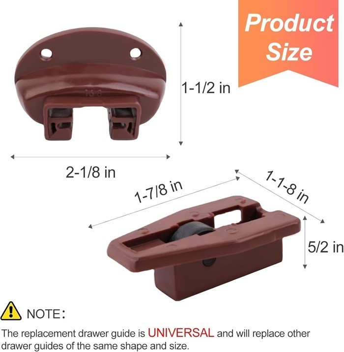 Drawer Slides for Kenlin Rite-Trak II Replacement 168 Track Guides, 5 Sets of Ri gallery