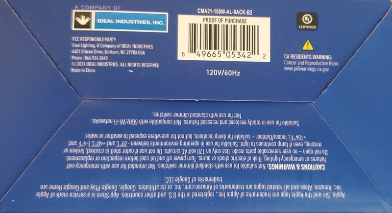 Cree Lighting Connected Max A21 Smart LED Bulb 2-Pack 15W 1600lm RGB gallery