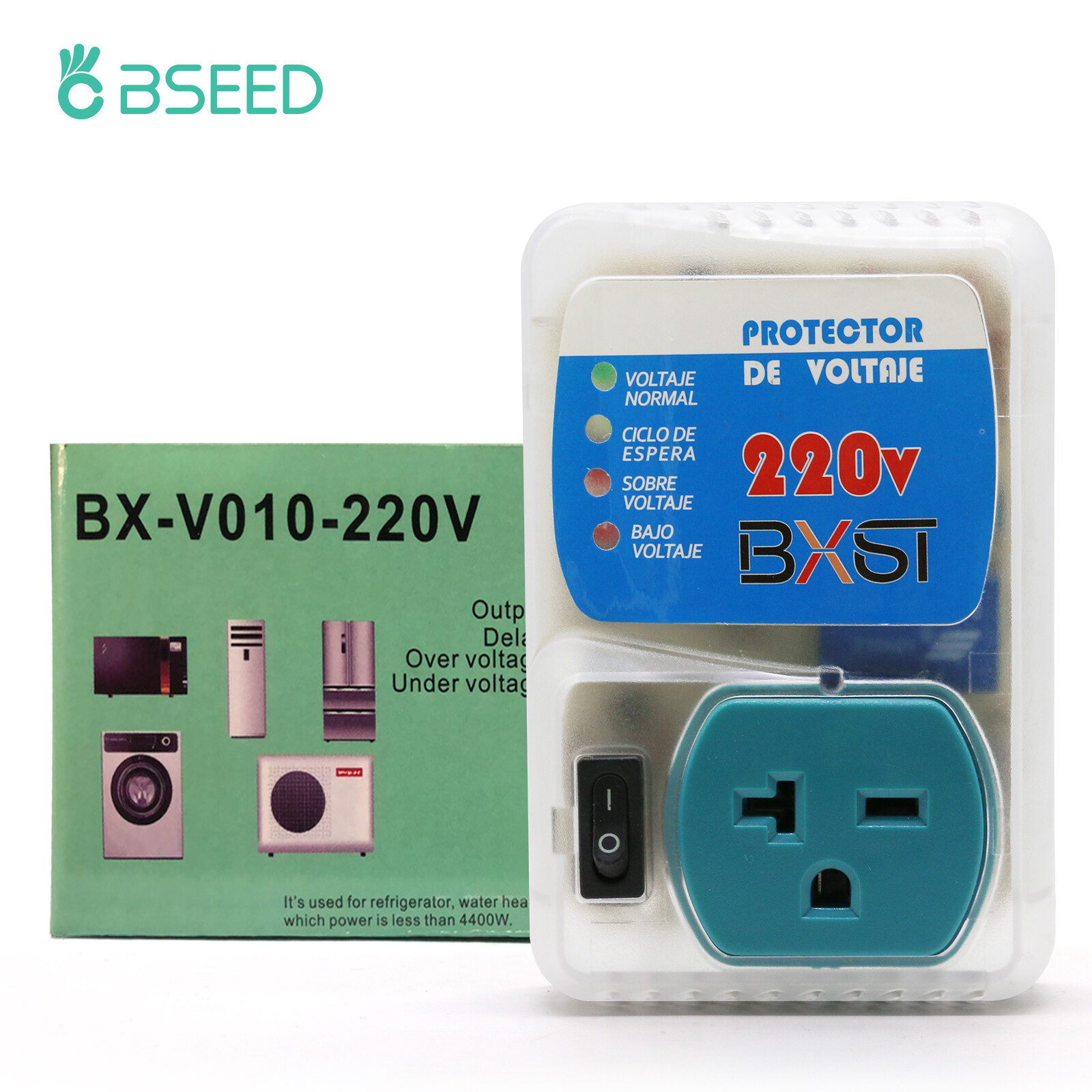 US Voltage Power Protector 220V Surge Refrigerator Appliance US Outlets Sockets gallery