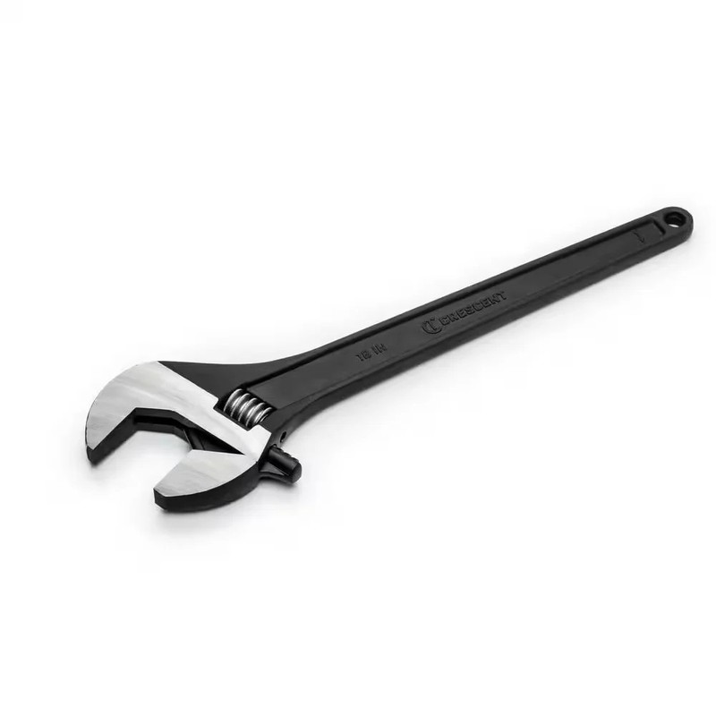 Crescent 18 In Adjustable Wrench Single Open End Tapered Handle Steel Hand Tool gallery