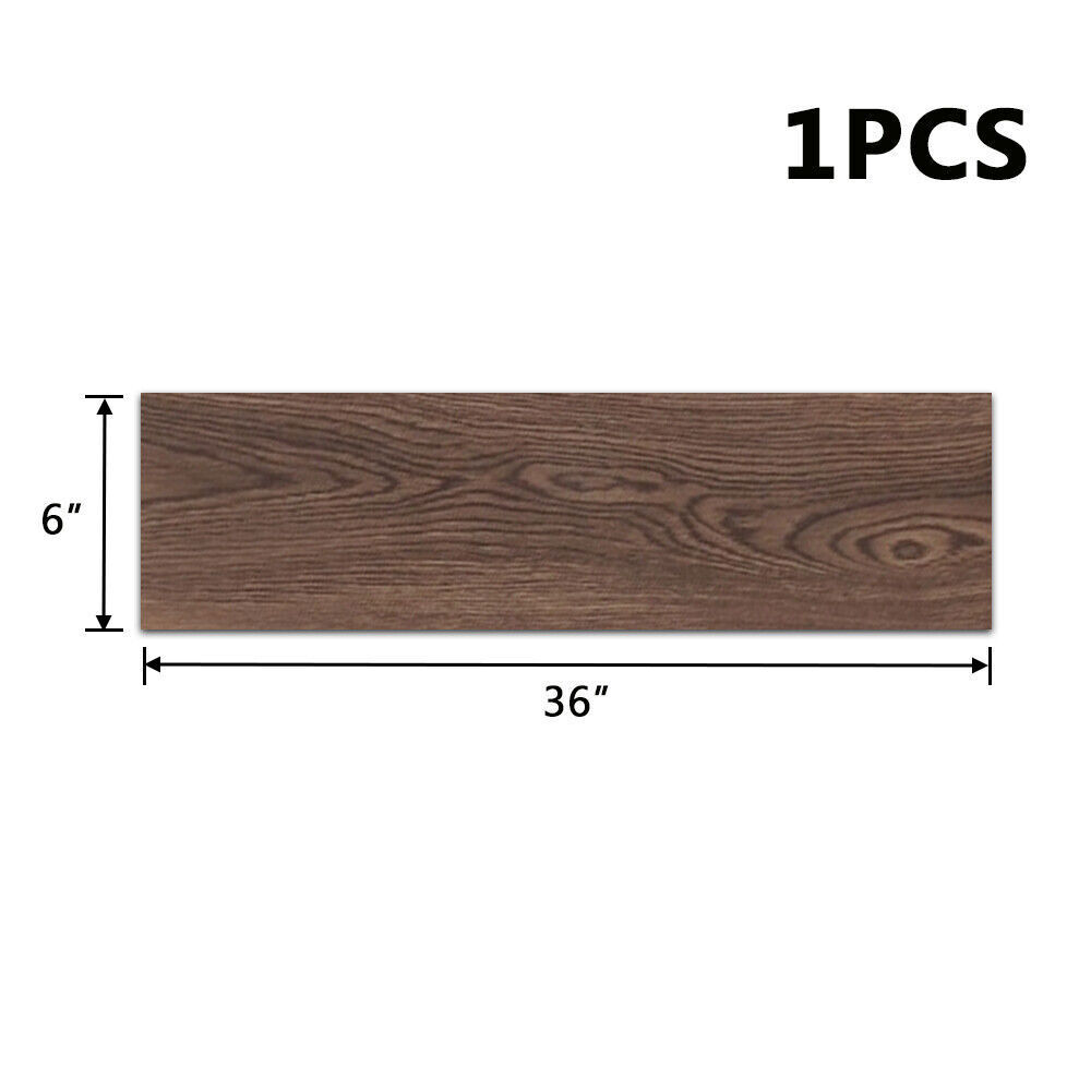 72PCS 36"x6" Self-Adhesive PVC Vinyl Floor Plank Wood Tiles Peel Stick 2mm Thick gallery