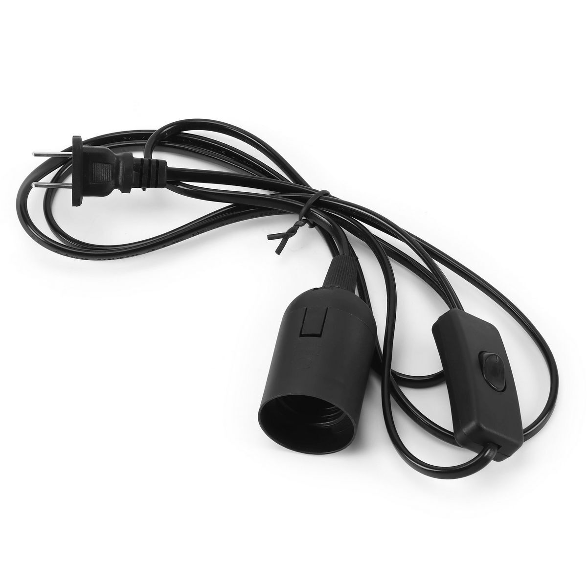 E26 E27 Light Bulb Socket Lamp Power Cord Wall Outlet Plug Adapter On/Off Switch gallery