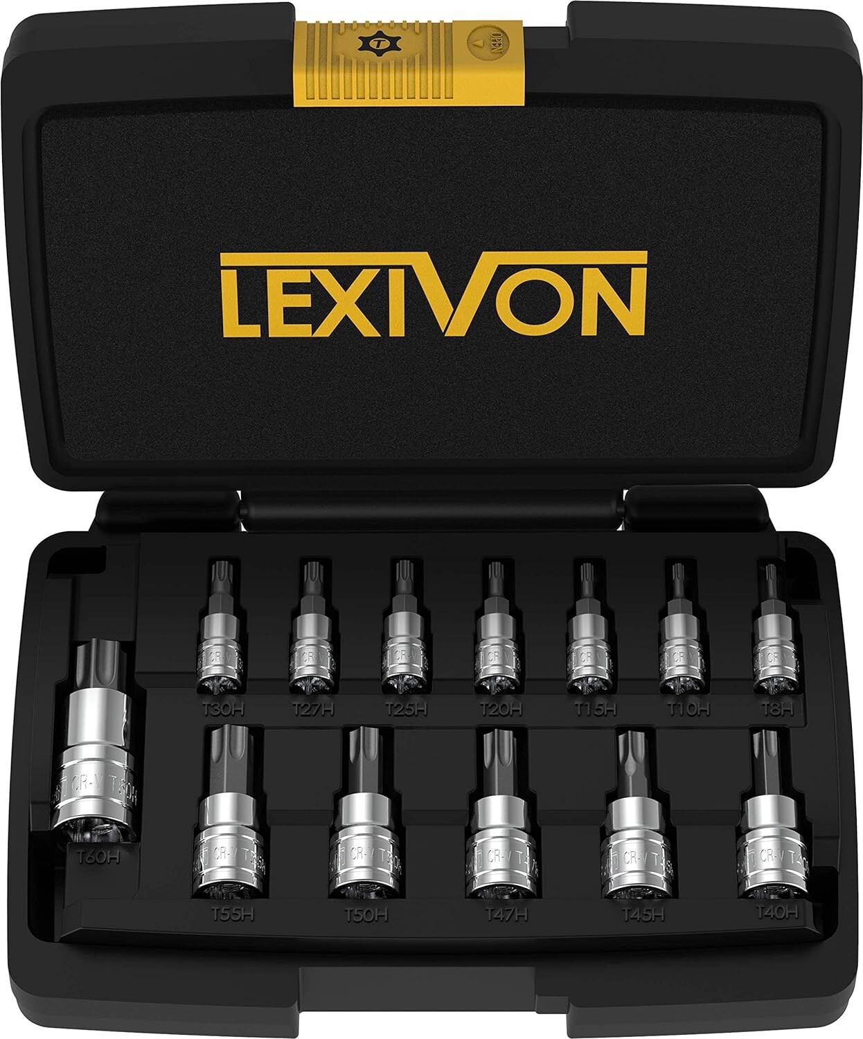 Tamper Proof Torx Bit Socket Set Premium S2 Alloy Steel Security Star T8. LX 146 gallery