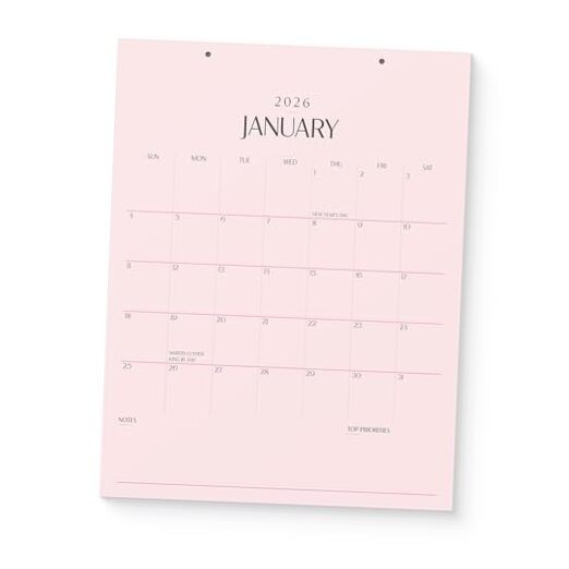 Versatile Calendar 2026-2027 - Vertical January 2026 8.5x11 Inches No Magnet gallery