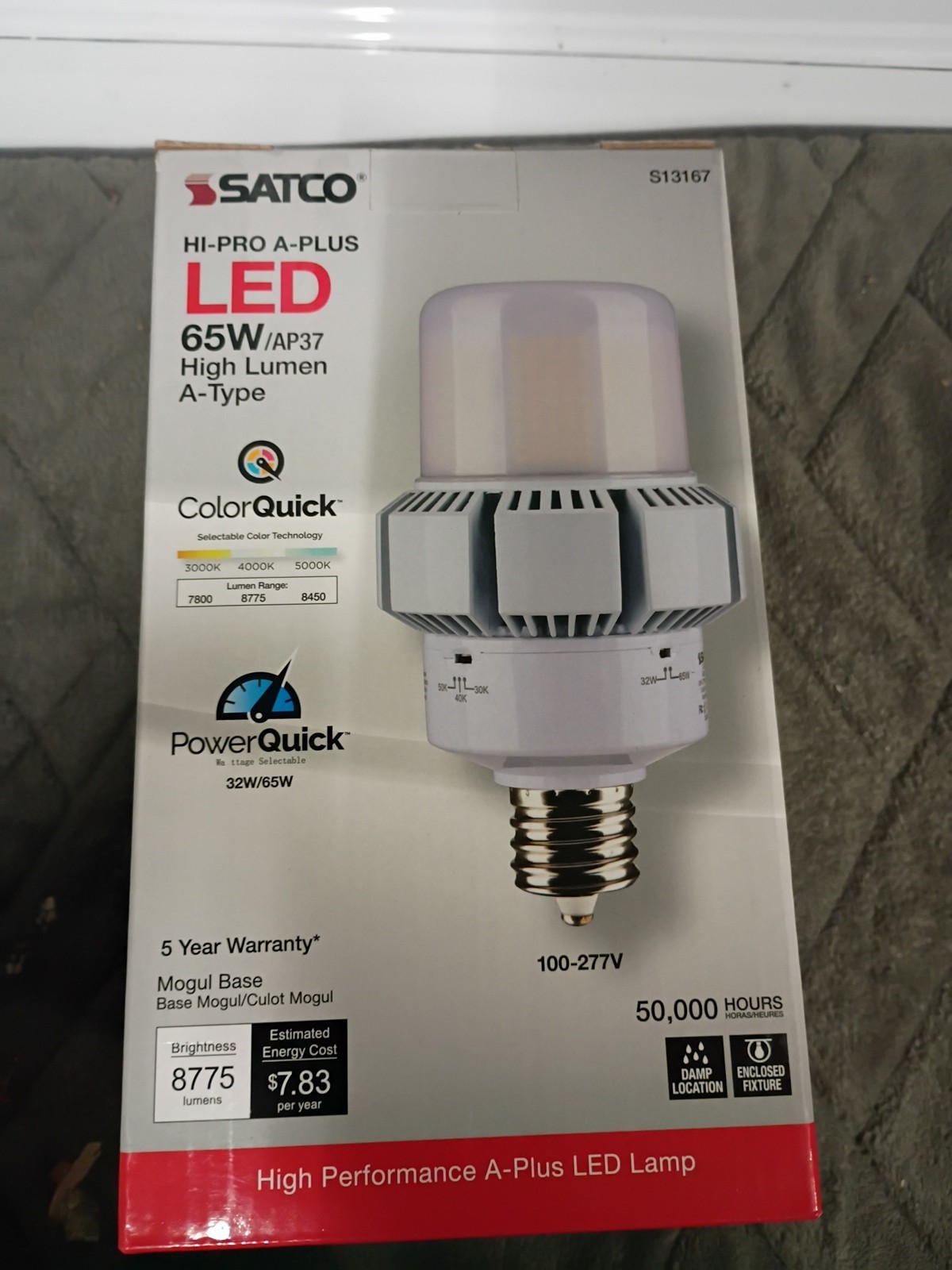 Satco Hi Pro A Plus Led 65w/ Ap37 High Lumen A Type gallery